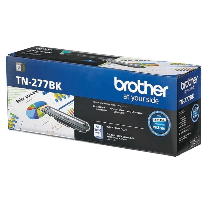 Brother TN-277BK Black Laser Toner Cartridge