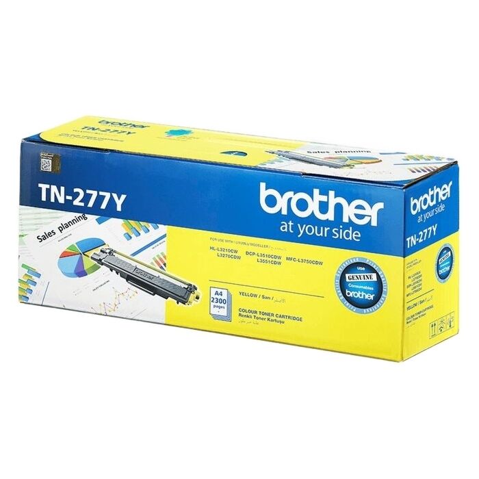 Brother TN-277Y Yellow Laser Toner Cartridge