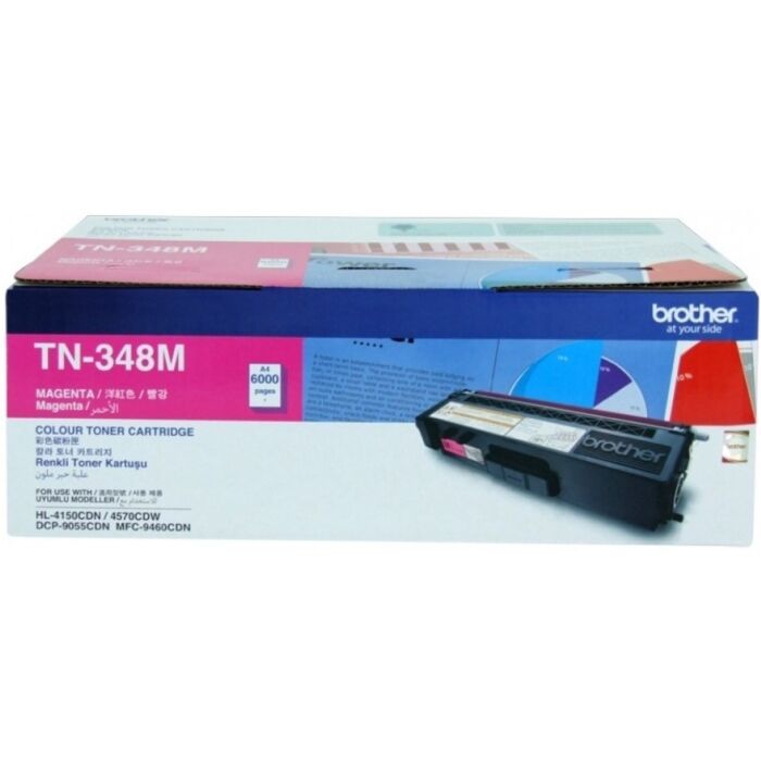 Brother TN-348M Magenta High Yield Laser Toner Cartridge