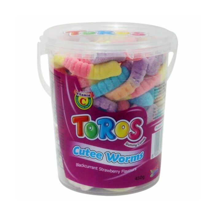 Toros 450g Tubs-Cutee Worms