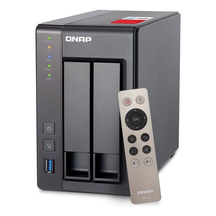 QNAP TS-251 TurboNAS 2-Bay 2.41GHz Quad Core Network Attached Drive