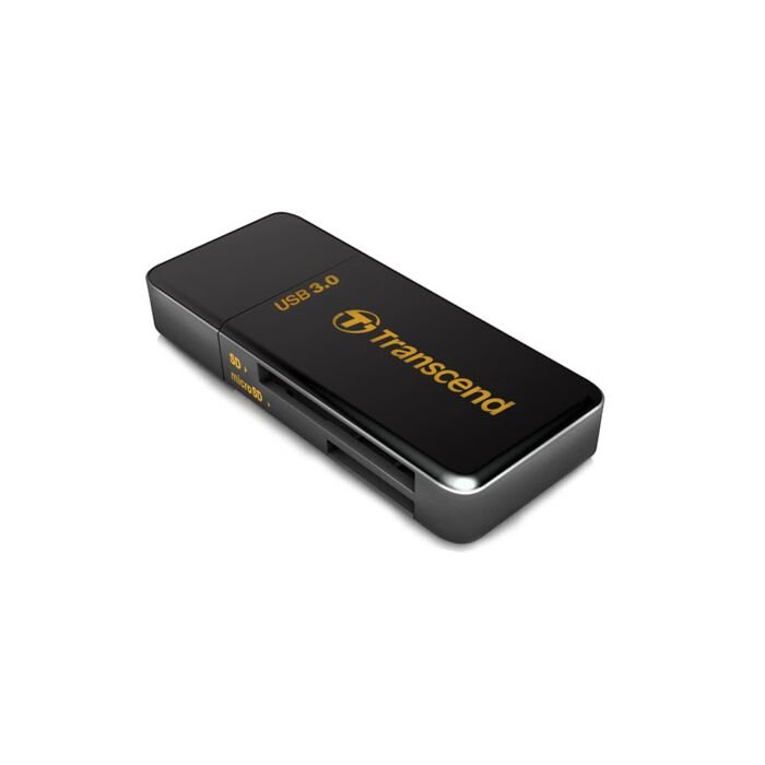 Transcend USB 3.0 Ultra-compact Card Reader - Black