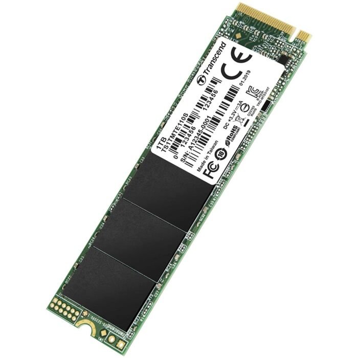 Transcend 1TB MTE110s PCI-e M.2 2280 SSD Nvme 1.3 - 3D TLC