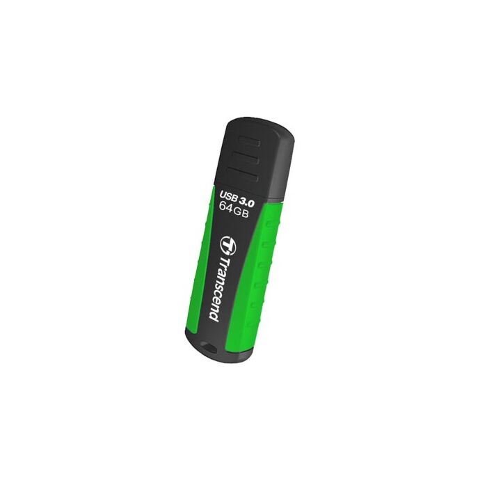 Transcend JetFlash 810 USB 3.0 Super Speed Rugged Flash Drive - 64GB Green