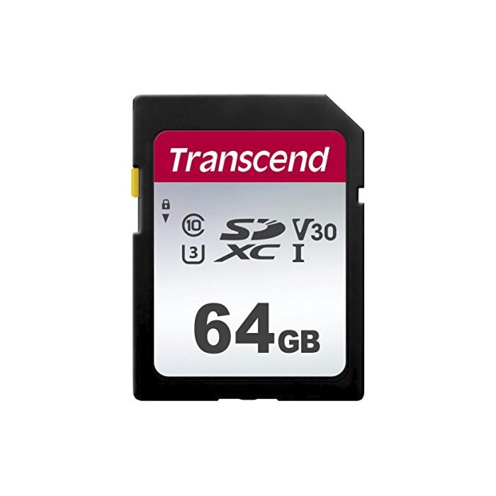 Transcend 300s 64gb UHS-I Class 10 U1 U3 V30 SDXC Card