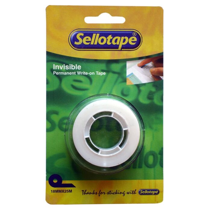SELLOTAPE Invisi Tape Refill - 18mm x 25mt Roll Box-12