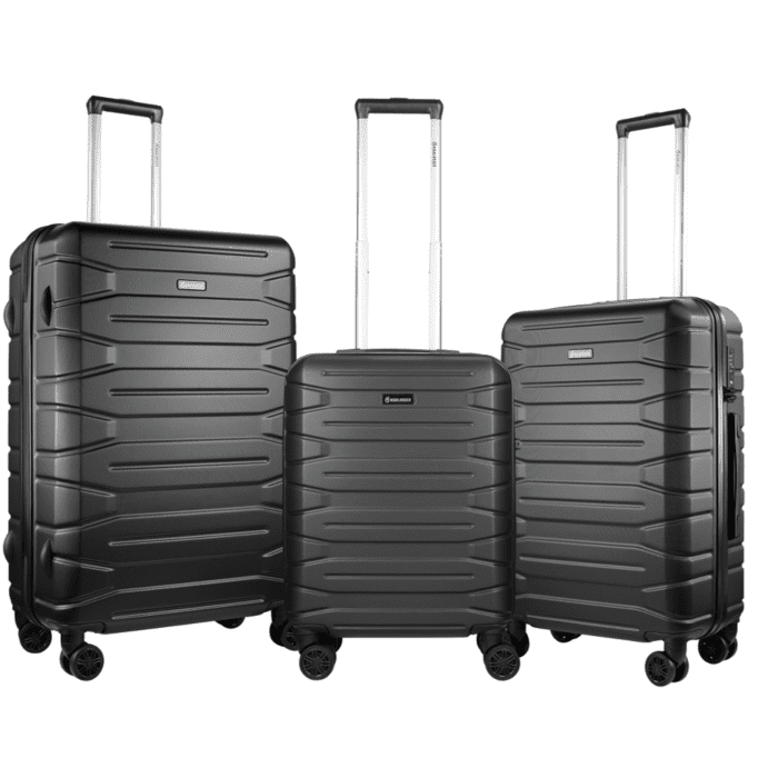 Travelwize Cabana ABS 4-Wheel Spinner 75cm  Luggage Black