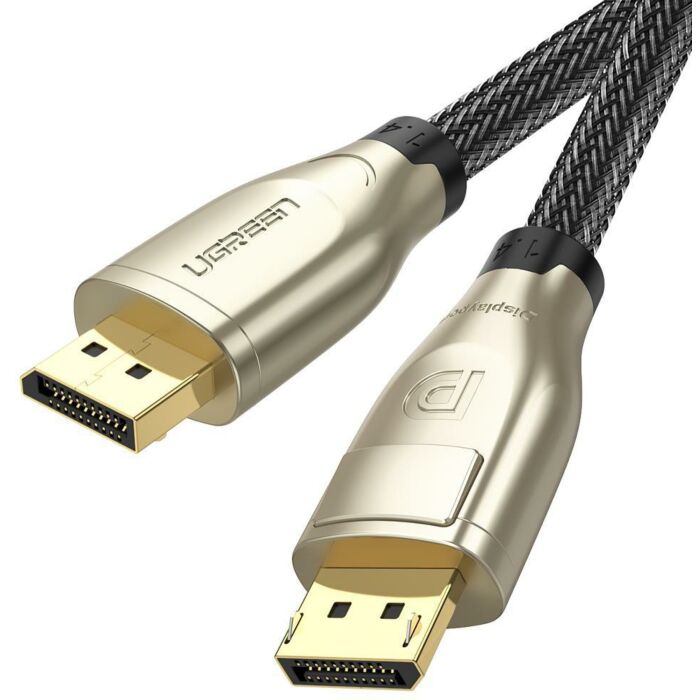 Ugreen 60842 DisplayPort 1.4 braided 32.4Gbps male / male cable - 1m