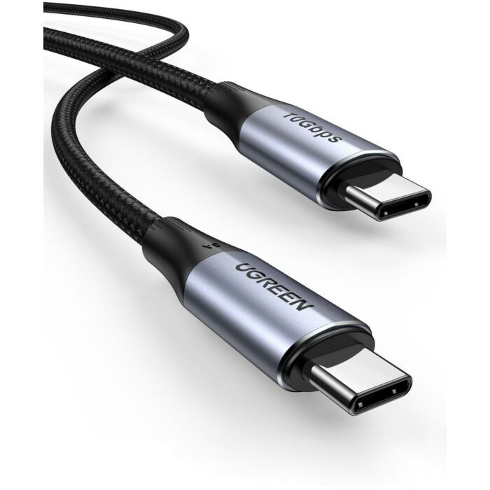 Ugreen 80150 USB Type-C 10Gbps male / male cable - 1m