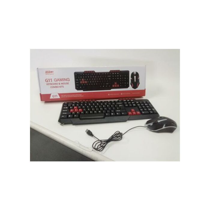 UniQue G11 Gaming Wired 114 Keys USB Keyboard And Ergonomic RGB LED