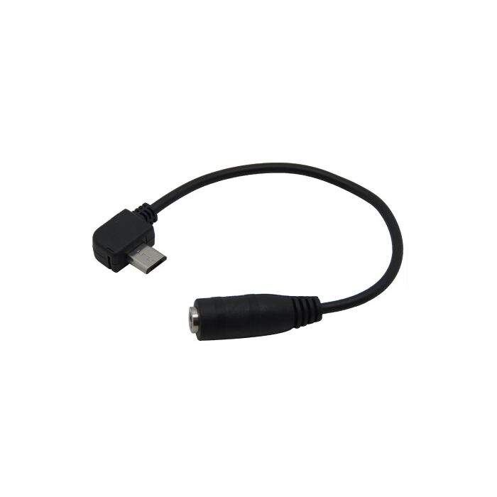 Micro USB to Right Angle Stereo(F)