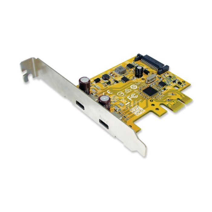Sunix USB 3.0 SuperSpeed Dual-port PCI Express Host Card with Type-C Receptacle