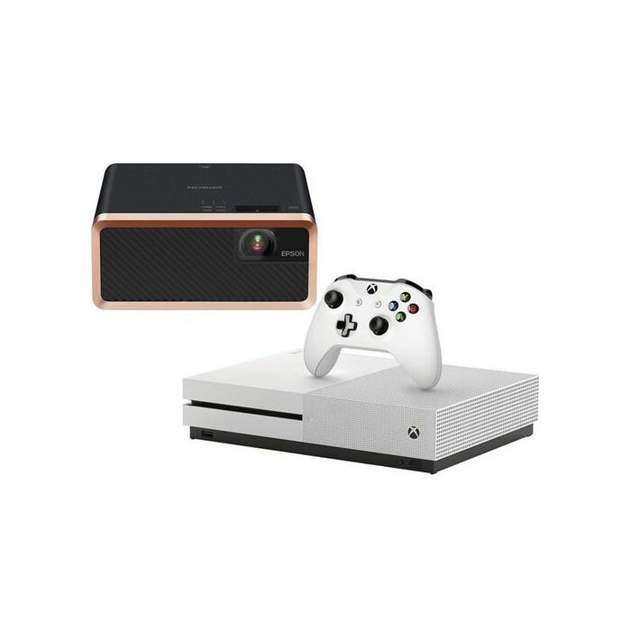 Epson EF-100W WXGA Portable laser projector + Xbox ONE S 1TB with 1 Controller Bundle