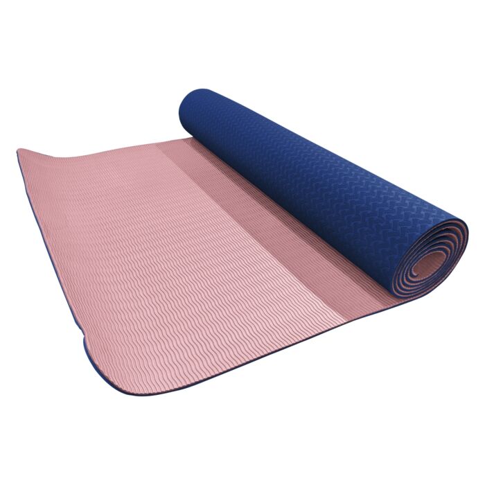 Volkano Active Non Slip TPE Yoga Mat- Pastel Pink