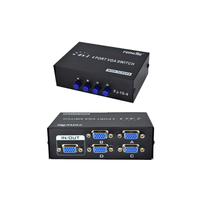 4 Port VGA Switch 4 in 1 out