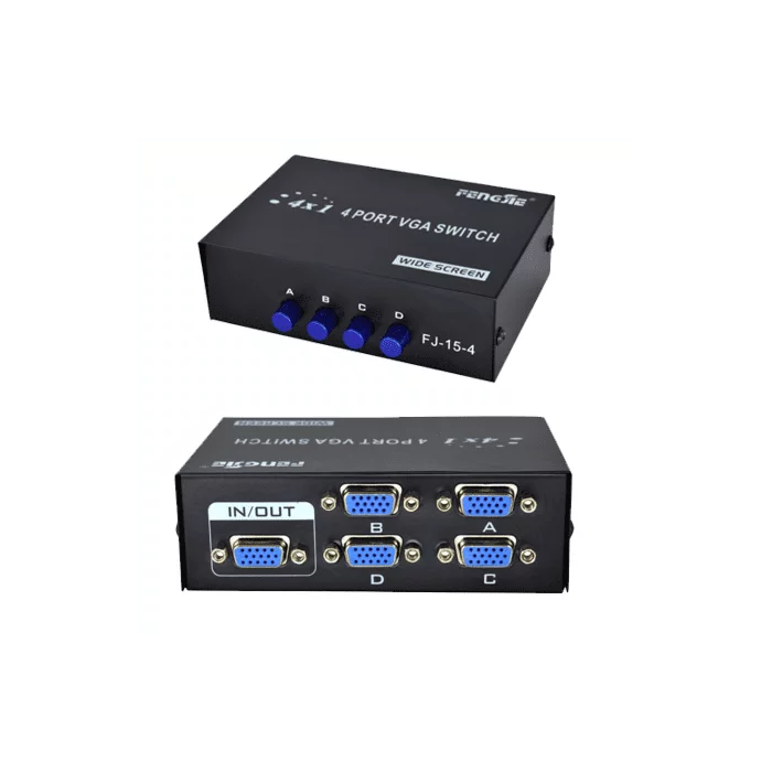 4 Port VGA Switch 4 in 1 out