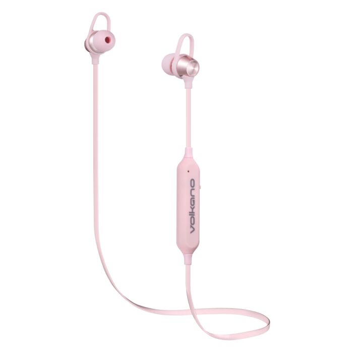 Volkano Rush 2.0 Bluetooth Earphones Pink
