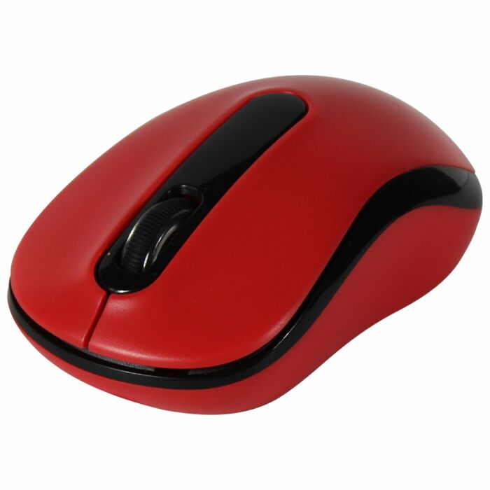 Volkano Vector Vivid Series Wireless Mouse - Red