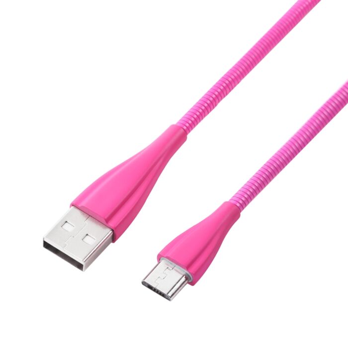 Volkano Fashion Series Cable Micro USB 1.8m Lumo Pink