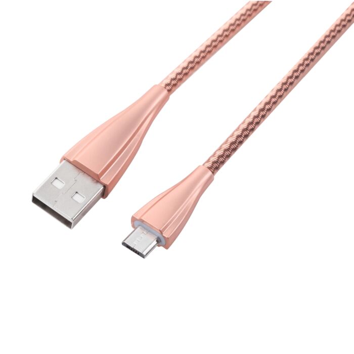 Volkano Fashion Series Cable Micro USB 1.8m Rose Gold
