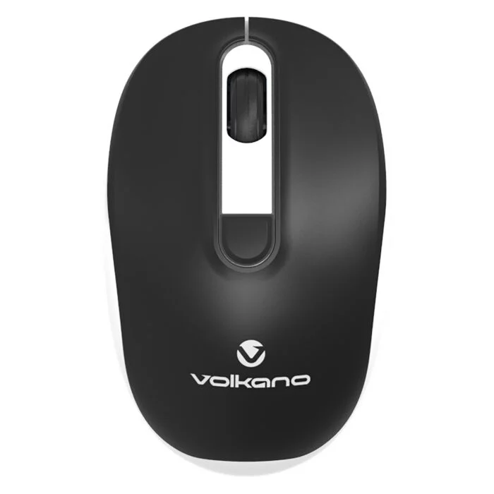 Volkano Jade Series Wireless Mouse Black with White