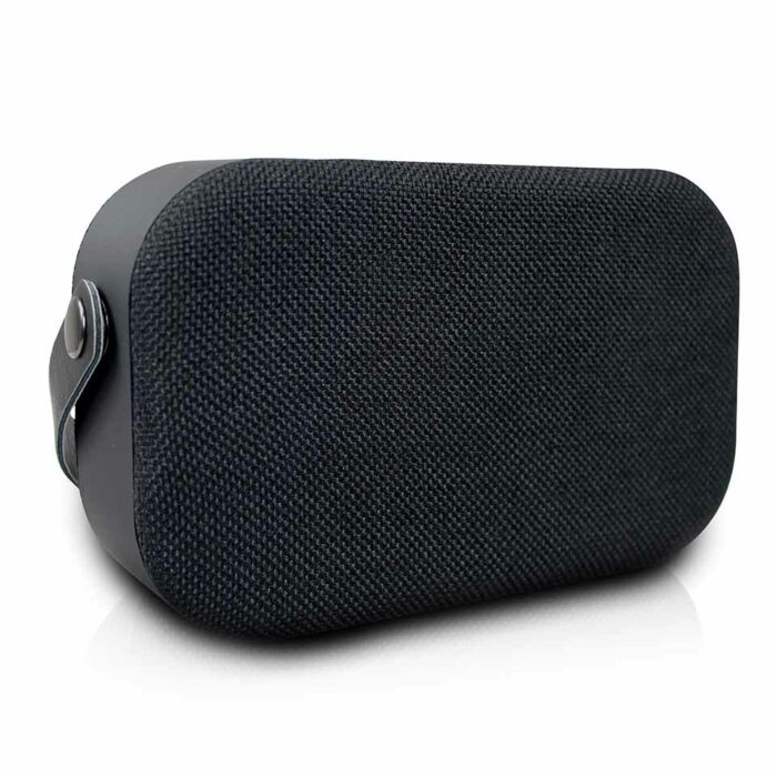 Volkano Fabric Series Bluetooth Speaker With Fabric Trim - Black
