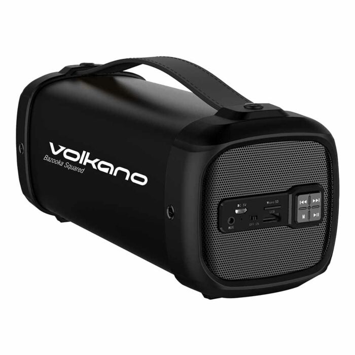 Volkano Bazooka Squared series Bluetooth speaker Square shape - Black