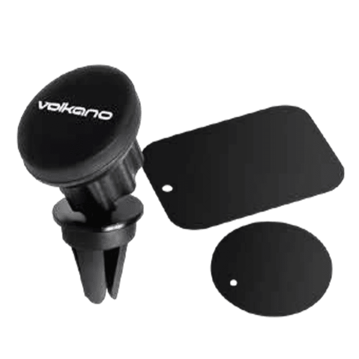 Volkano Breeze series car airvent magnetic phone holder - Black