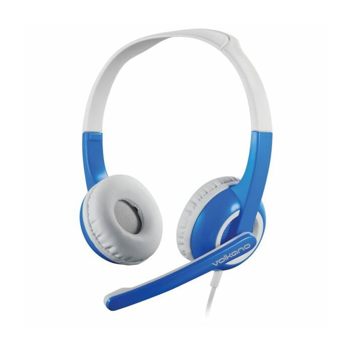 Volkano Kids Chat Junior series headset with mic - Blue