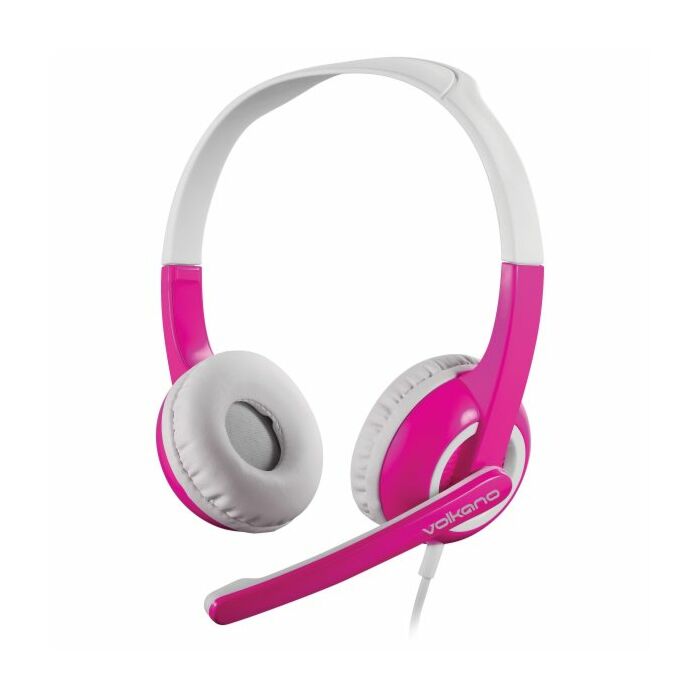 Volkano Kids Chat Junior series headset with mic - Pink
