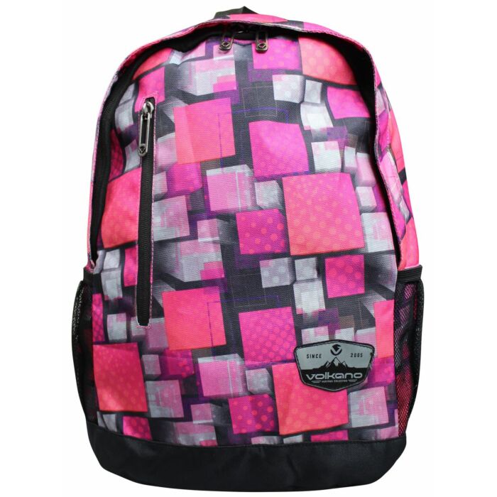 Volkano Two Squared Series Backpack - Pink