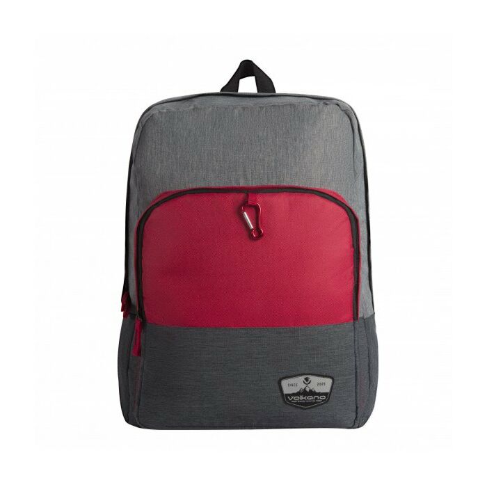 Volkano Ripper 15.6" Laptop Backpack Grey/Red