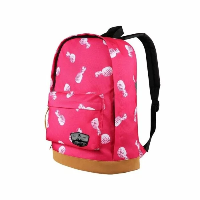 Volkano Suede Series Backpack Pineapples (Pink)