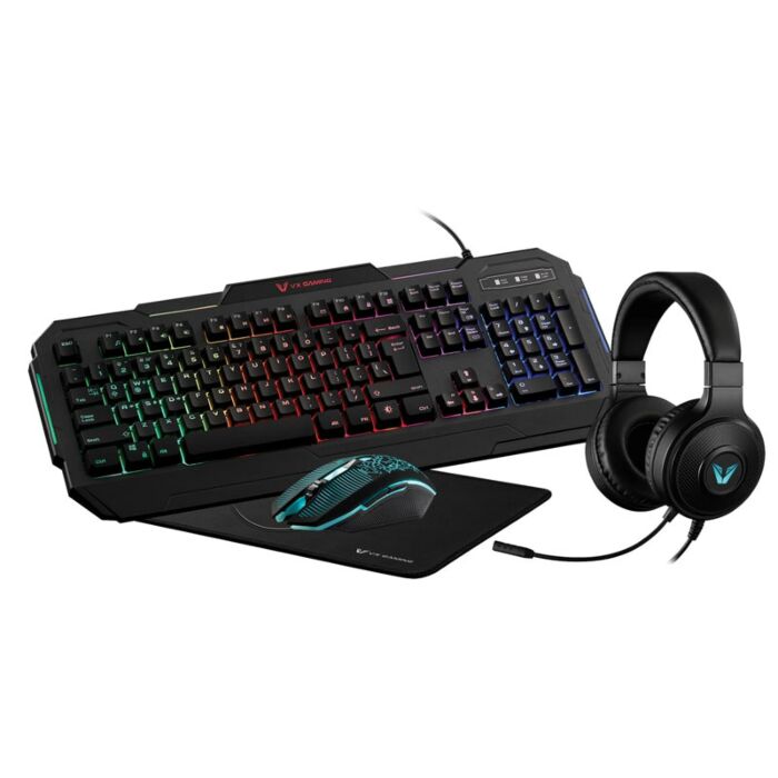 VX Gaming Heracles series 4-in-1 Combo KB Mouse Mousepad Headset