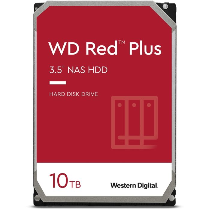 Western Digital Red Plus 10TB 3.5" SATA3 6.0Gbps 7200rpm NAS Hard Disk