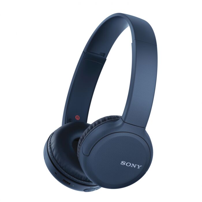 Sony WH-CH510 (Blue) Bluetooth On-Ear Headphones with NFC