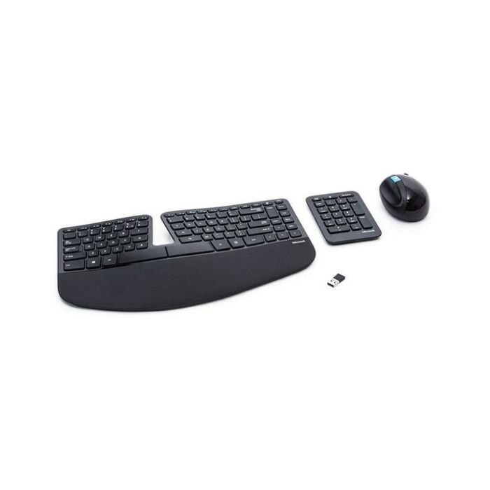 Microsoft Sculpt Ergonomic keyboard mouse and numeric pad set