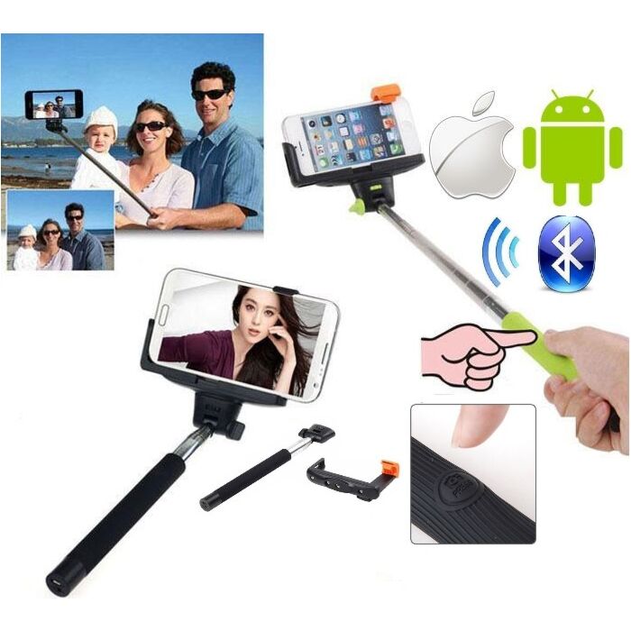 Geeko Z07-5 Monopod Selfie Stick for Mobile Phone - White