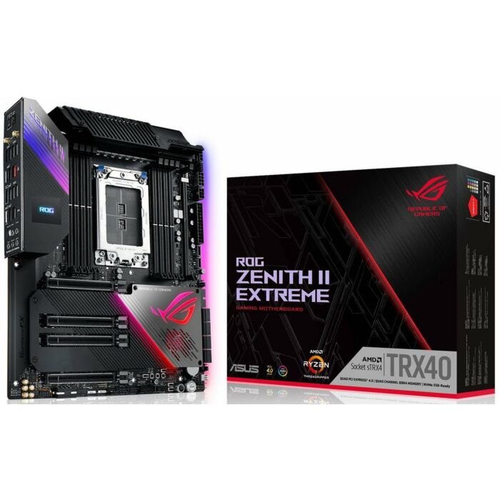 Asus ROG Zenith II Extreme AMD TRX40 Chipset AMD Ryzen sTRX4 Socket Motherboard