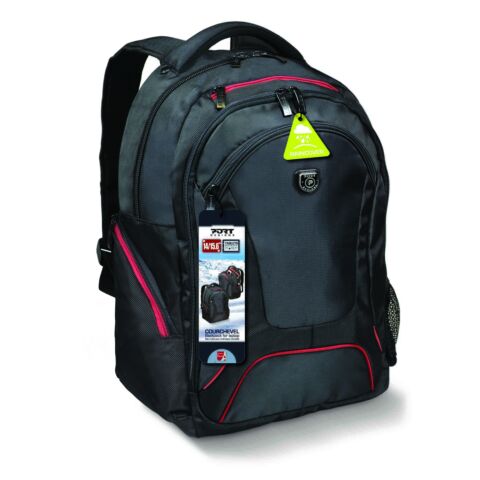 Port Designs COURCHEVEL 14/15.6' Backpack Case - Black and Red