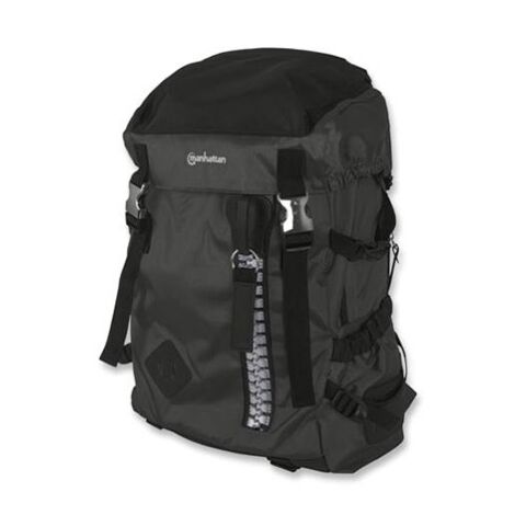 Manhattan 15.6 inch Zippack Notebook Backpack colour Black