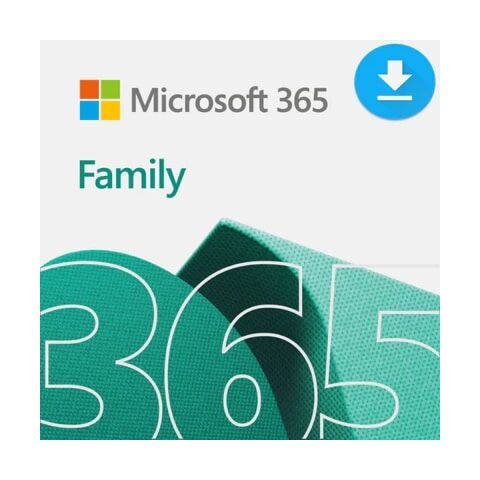 Microsoft 365 Family for up to 6 People 12-month Subscription Download