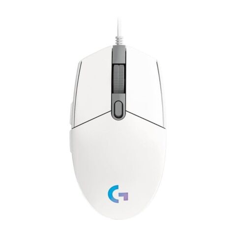 Logitech G203 Lightsync Gaming Mouse - White