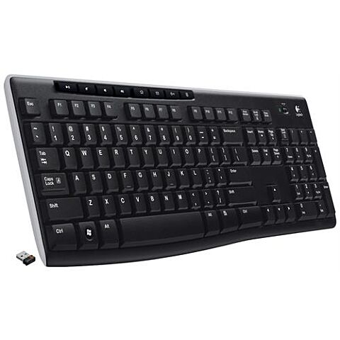 Logitech K270 Wireless Keyboard -Full-size layout with unifying receiver