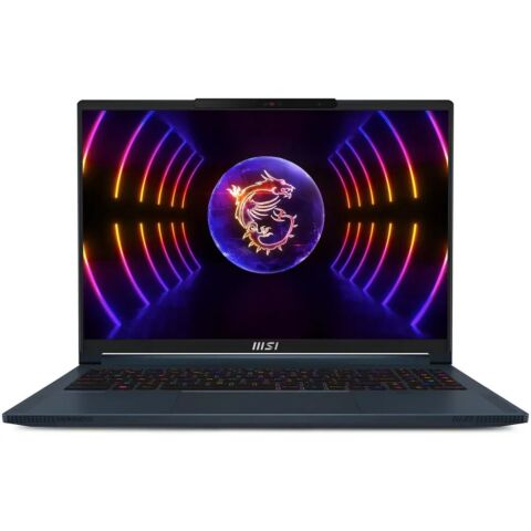 MSI Stealth 16 AI Studio A1VGG Gaming Notebook PC � Core Ultra 9 185H 16.0 inch QHD+ 32GB RAM 1TB SSD NVIDIA RTX 4070 8GB Win 11 Home Star Blue