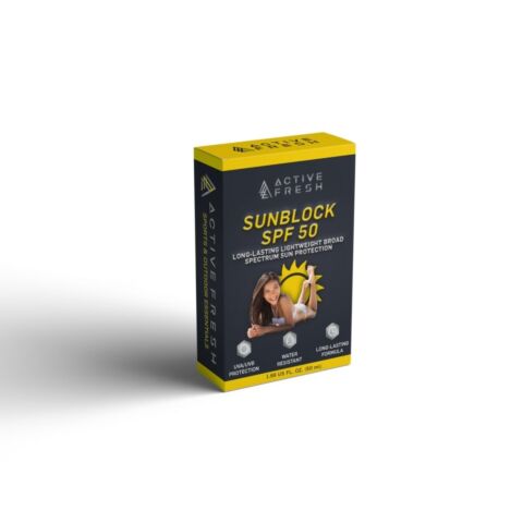 Active fresh 45ml Sun Block SPF 50