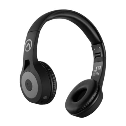Amplify Fusion Series 2.0 Bluetooth Headphones - Black and Grey