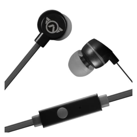 Amplify Sport Quick Series Earbuds with Mic - Black and Grey