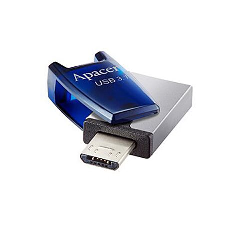 Apacer AH179 (AP32GAH179U-1) 32GB USB 3.1 Mobile Flash Drive (OTG) - Blue