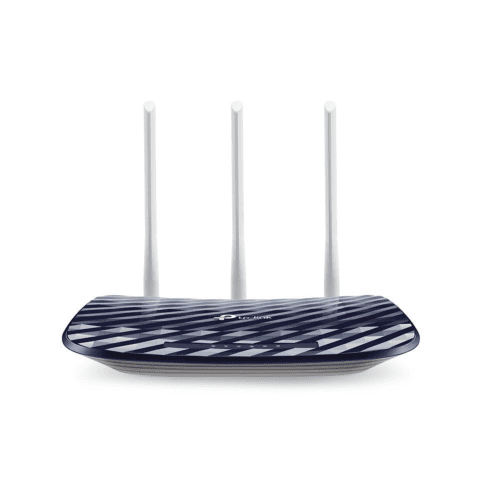 TP-Link Archer C20 AC750 Wi-Fi 5 Wireless Router Dual-band 2.4GHz and 5GHz Fast Ethernet Black White